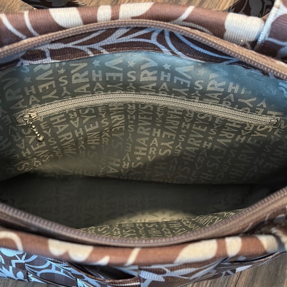 Harvey’s Floral Brown and Gray Women's Tote Bag - Picture 3 of 10